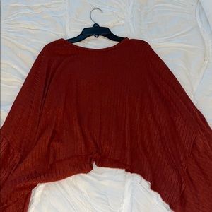Zara poncho shirt